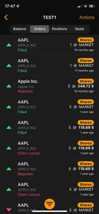 Finance app